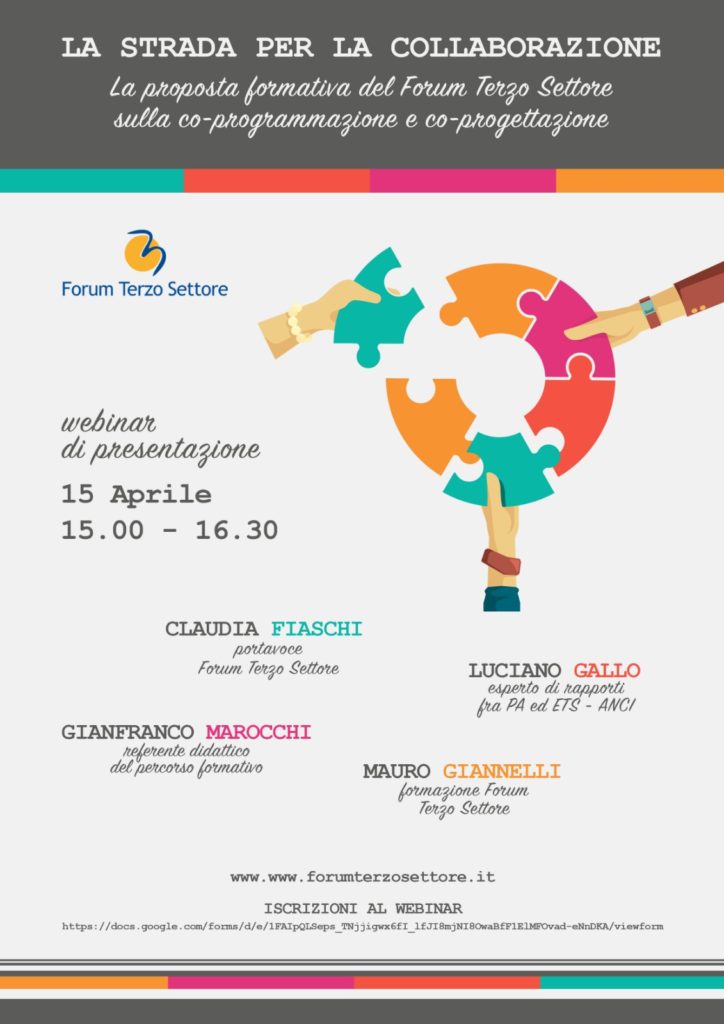 locandina strada collaborazione 15 aprile 2021