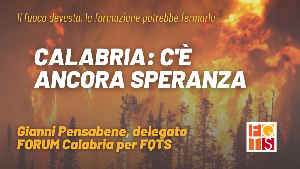 fuoco calabria fqts agosto 2021