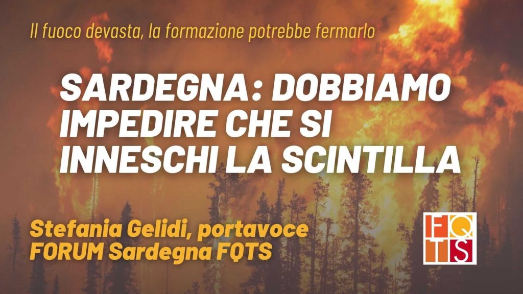 fuoco sardegna fqts agosto 2021